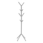 Coat Rack, Hall Tree, Free Standing, 8 Hooks, Entryway, 70"h, Bedroom