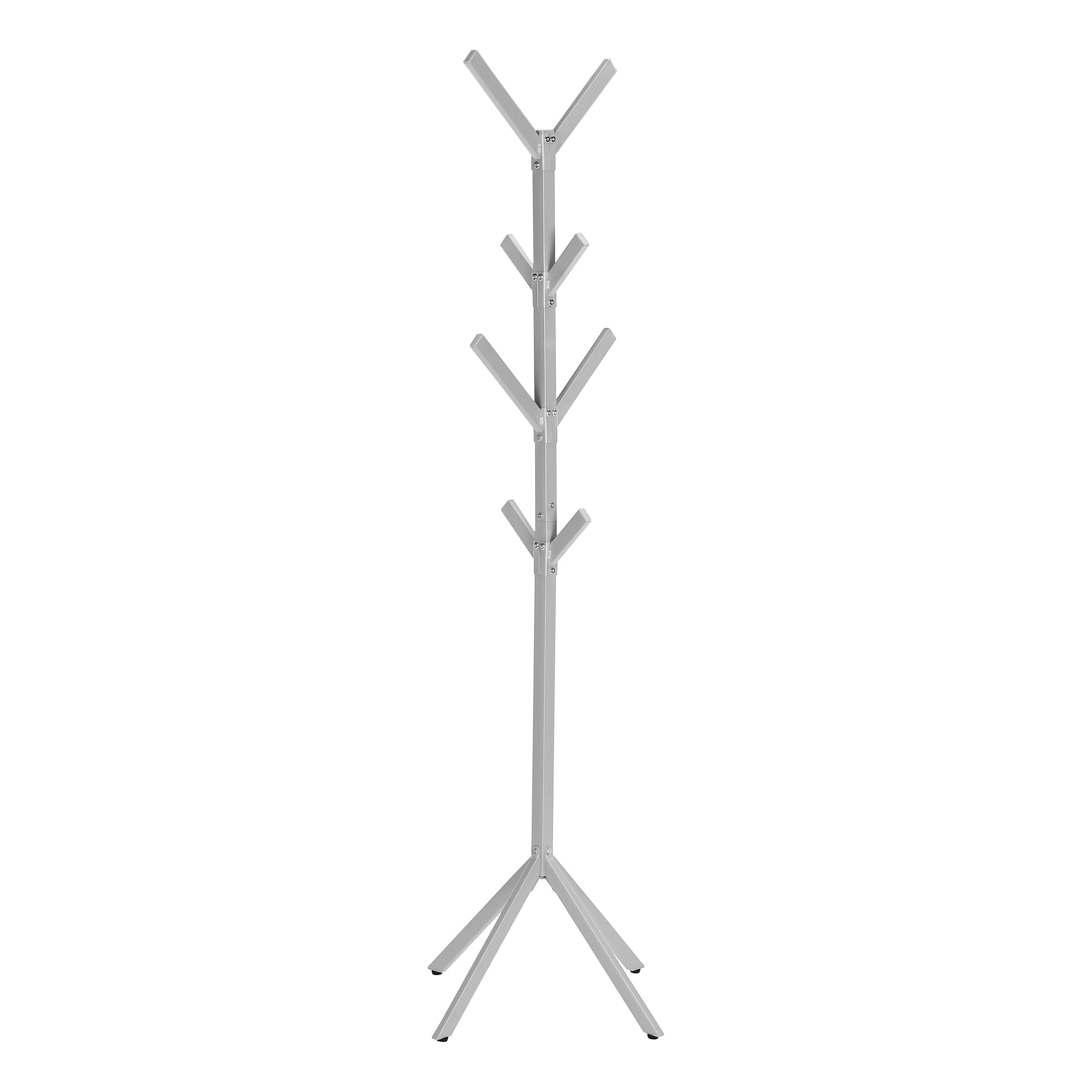 Coat Rack, Hall Tree, Free Standing, 8 Hooks, Entryway, 70"h, Bedroom