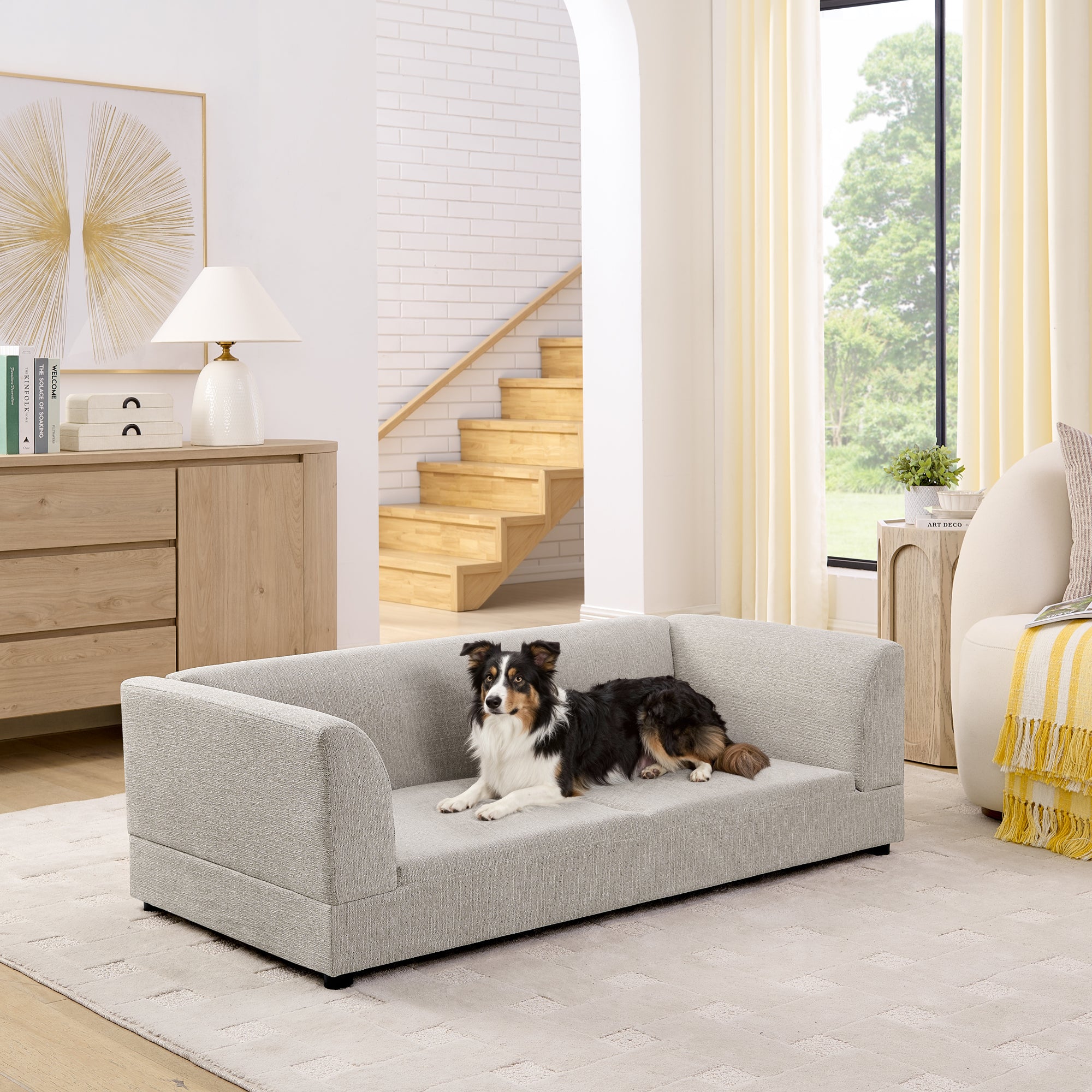 Comfortable Oversized Pet Sofa for Medium/Large Dogs