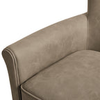 Westly Faux Leather Swivel Accent Chair - Willow