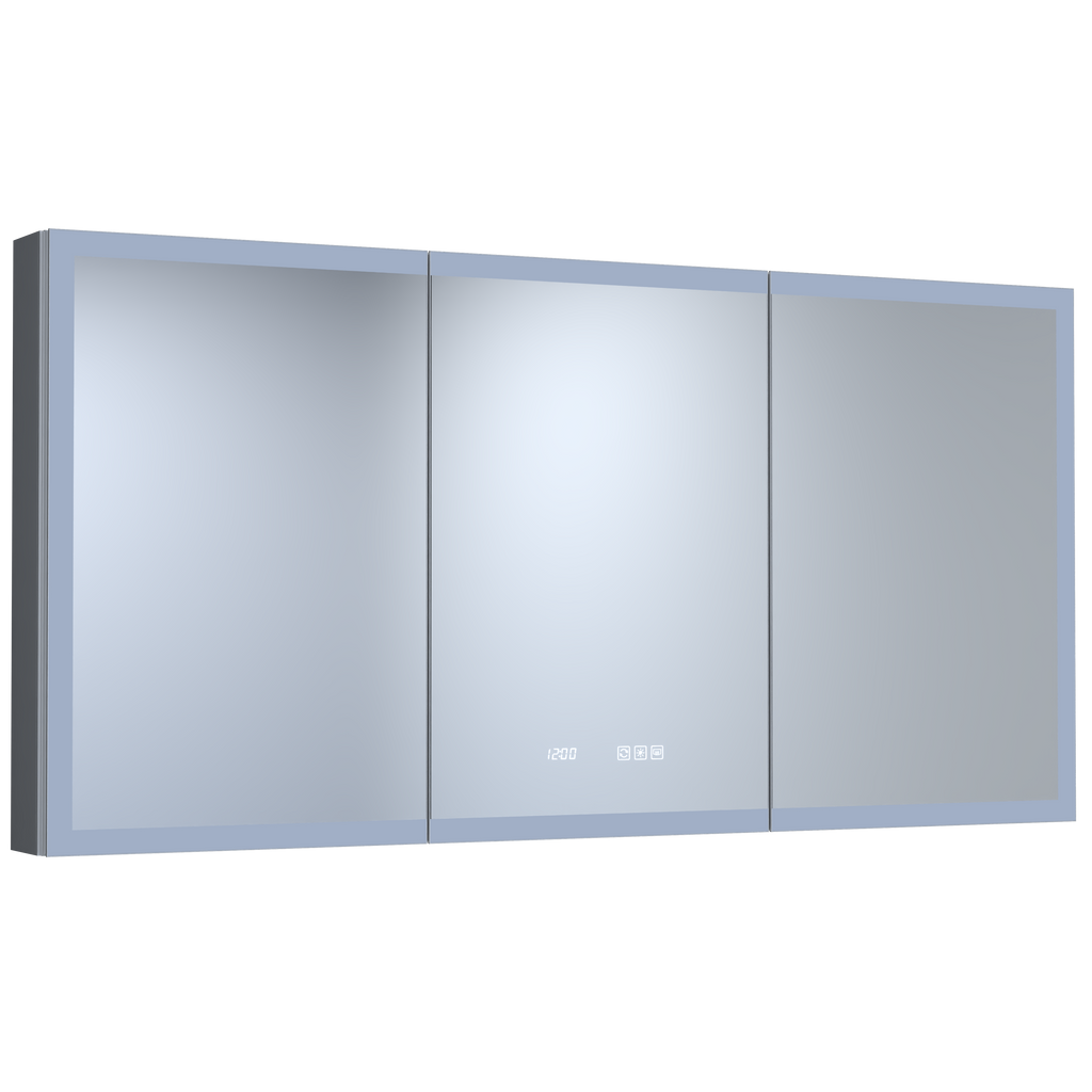 60 Inch W x 30 Inch H Rectangular LED Bathroom Mirror