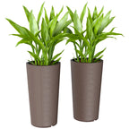 Tall Planter Set of 2 - Stackable Garden Pots