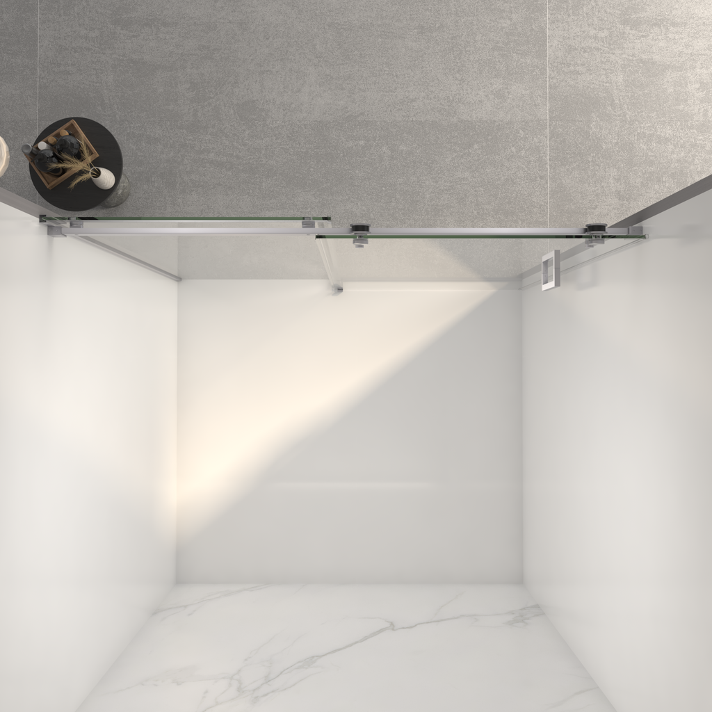 Frameless Sliding Shower Door 56-60"W x 72"H
