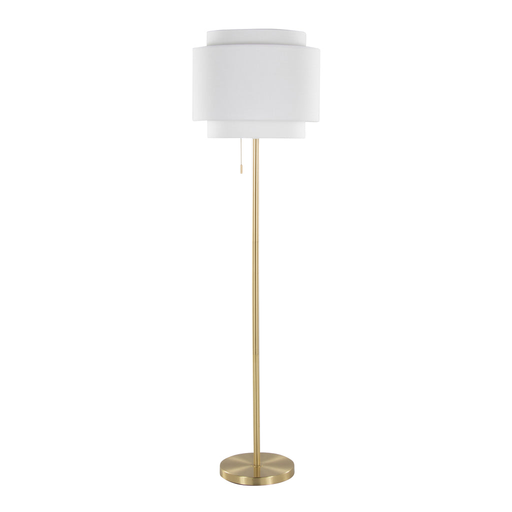 Tier 64" Contemporary Metal Floor Lamp