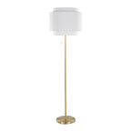 Tier 64" Contemporary Metal Floor Lamp
