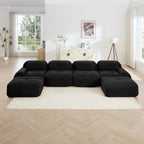 U-Shaped Modular Sofa with Ergonomic Design