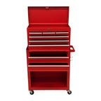 8-Drawer High-Capacity Rolling Tool Chest - Red