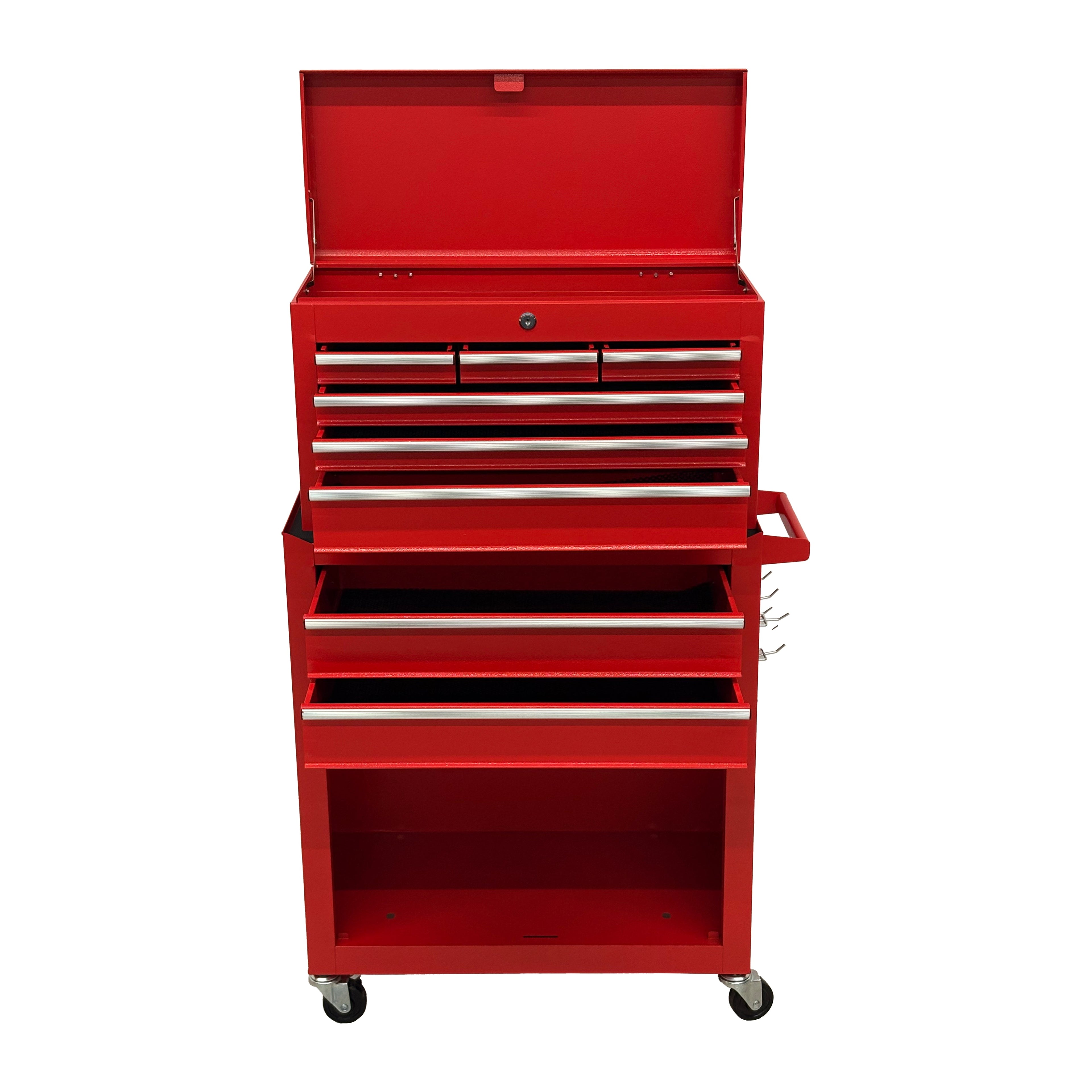 8-Drawer High-Capacity Rolling Tool Chest - Red