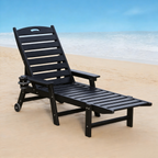 HDPE Chaise Lounge Chair Outdoor