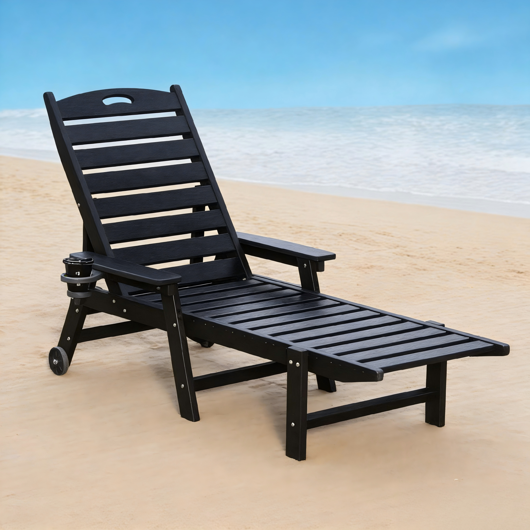 HDPE Chaise Lounge Chair Outdoor