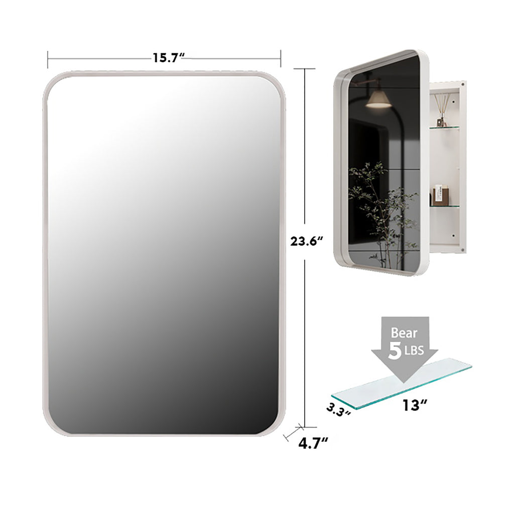 16x24 Inch Recessed Medicine Cabinet
