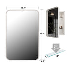 16x24 Inch Recessed Medicine Cabinet