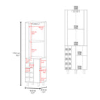 Kaia 70" Tall Corner Bar Cabinet
