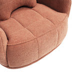 Louie 30.5" Modern Dog Sofa Bed with Bone Pillow, Medium, Spice
