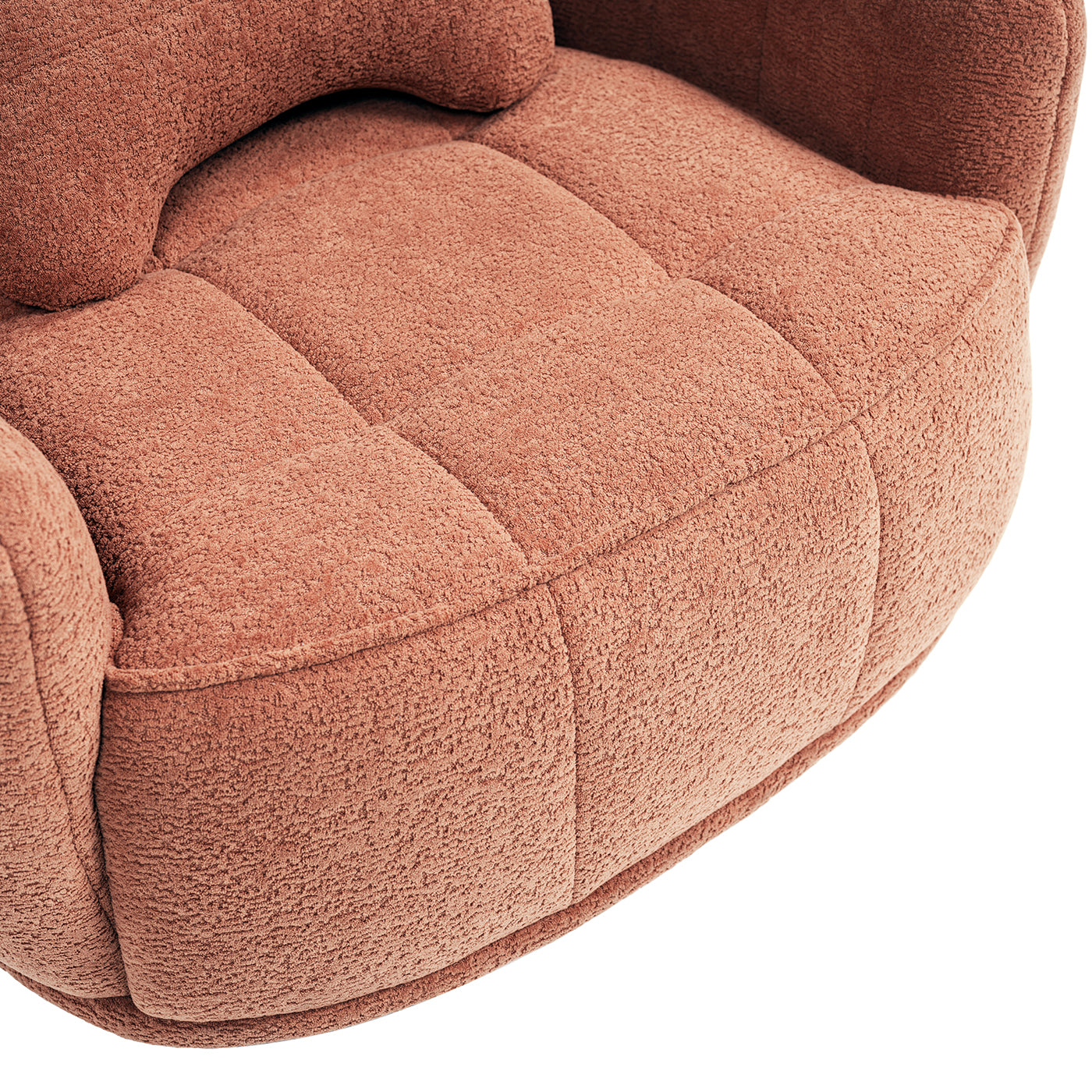 Louie 30.5" Modern Dog Sofa Bed with Bone Pillow, Medium, Spice