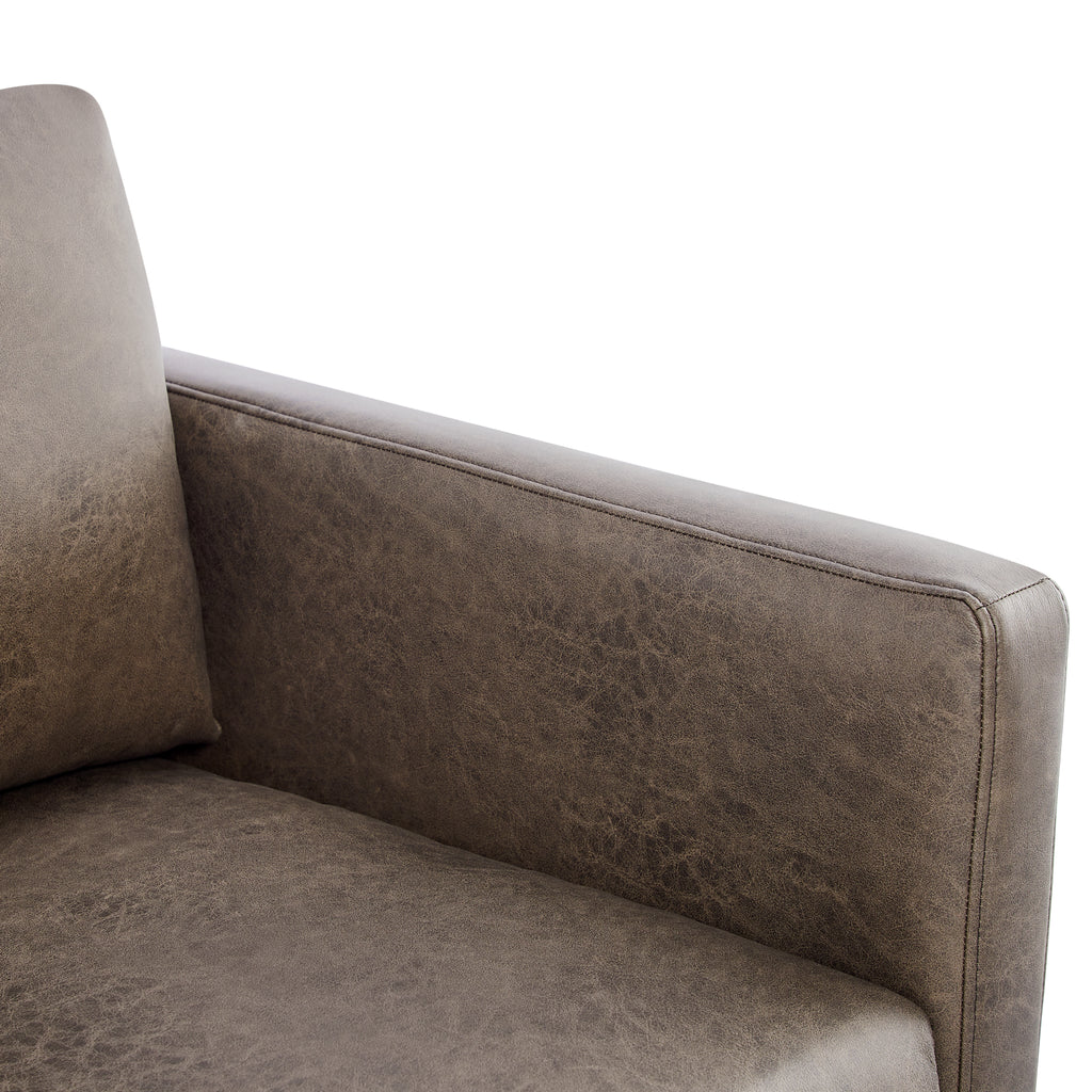 Tulo Faux Leather Club Chair