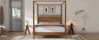 Solid Wood Canopy Bed Frame – King Size
