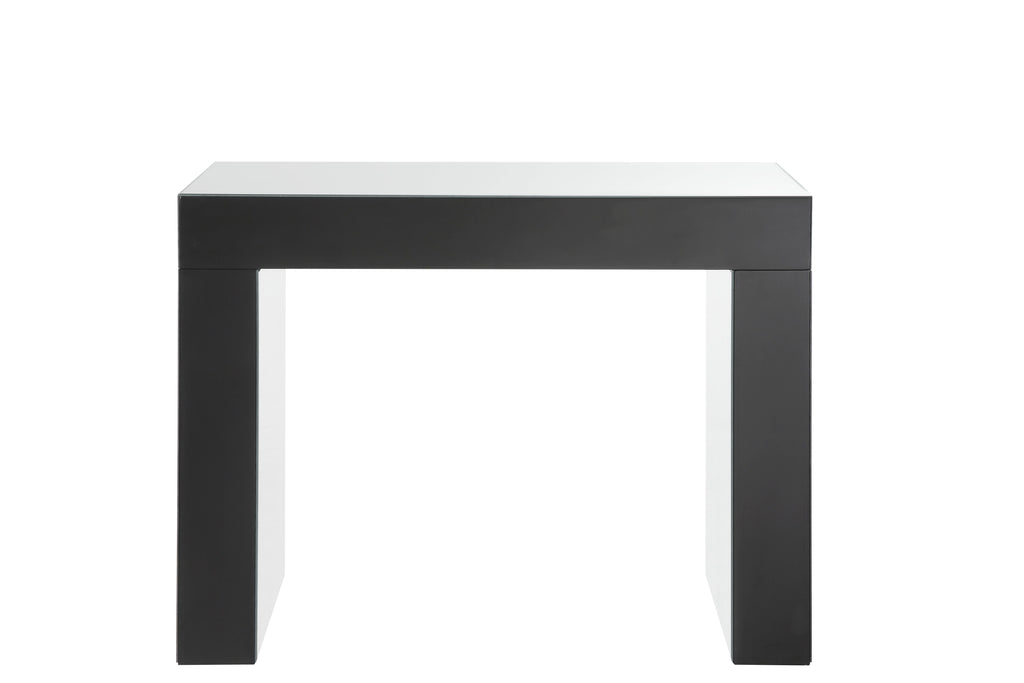Nysa Mirrored & Faux Crystals Vanity Desk