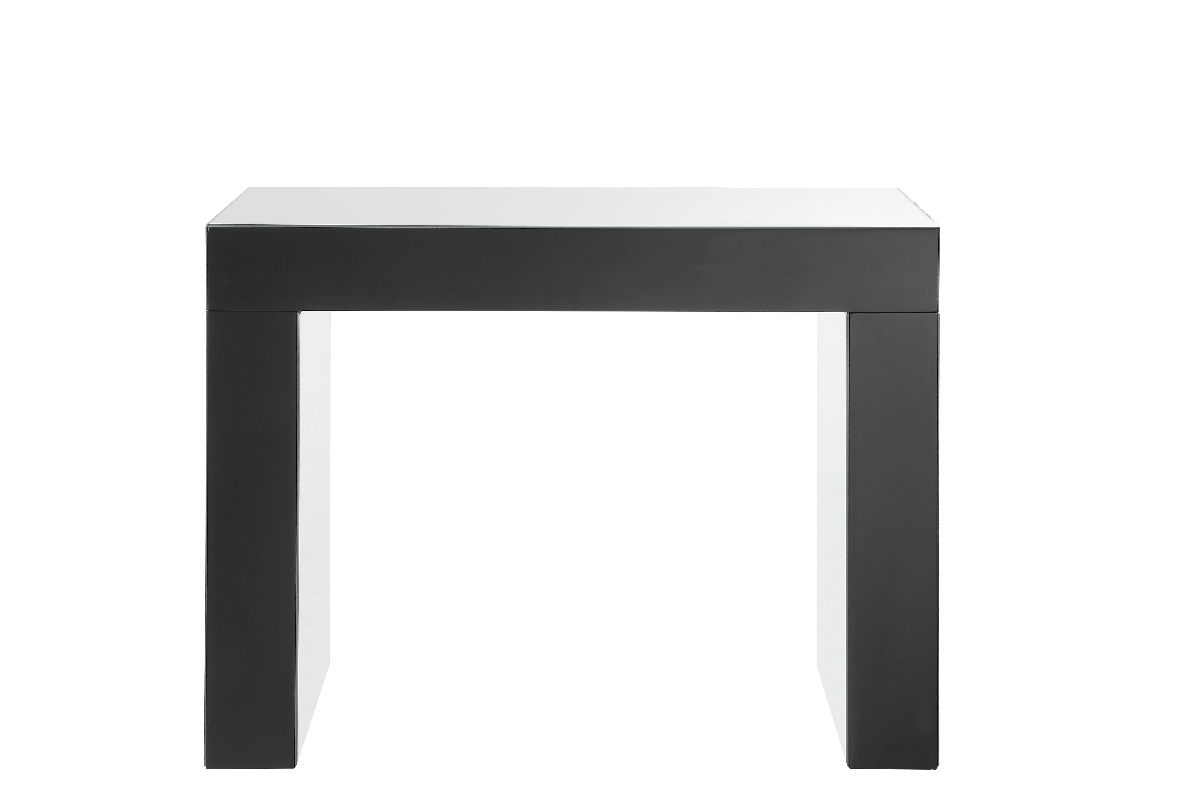 Nysa Mirrored & Faux Crystals Vanity Desk