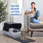 Smart Cat Litter Box - Wide Opening