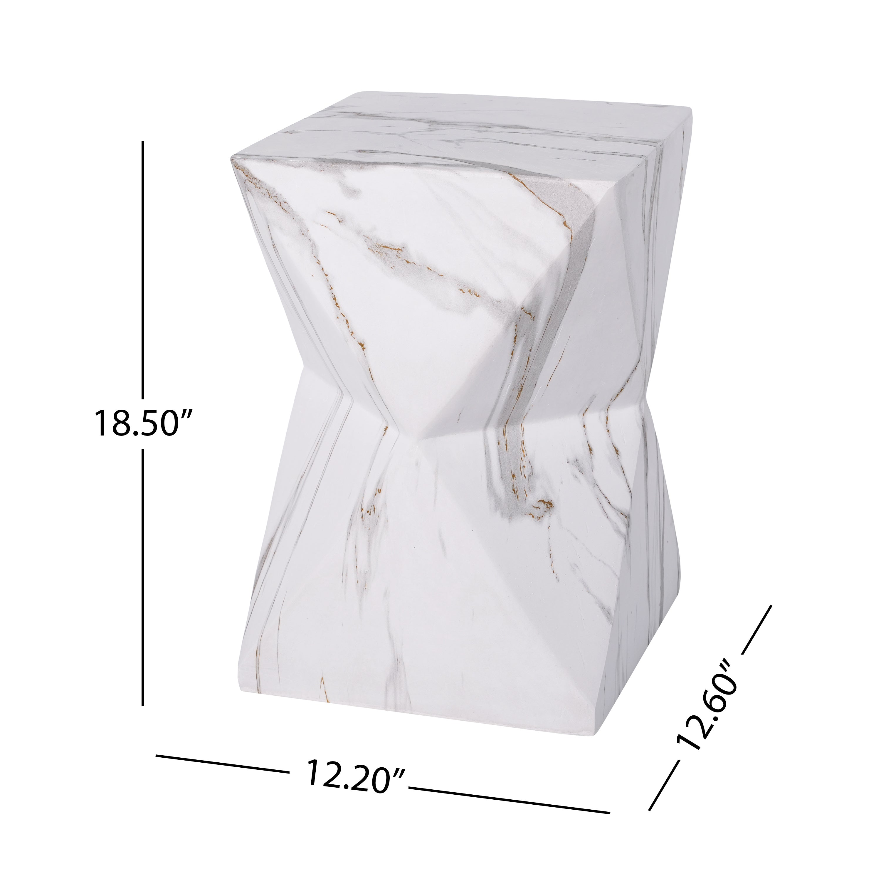 Modern Geometric MGO Side Table