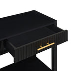 U_STYLE 60" Painted Console Table with 3 Drawers