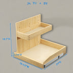 Under Sink Organizers and Storage - 2 Tier Pull Out Cabinet