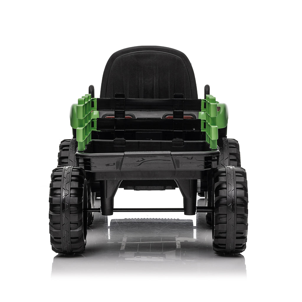 Ride On Tractor with Trailer - 24V Electric Toy for Kids