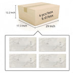 12x24 White Marble for Wall Décor