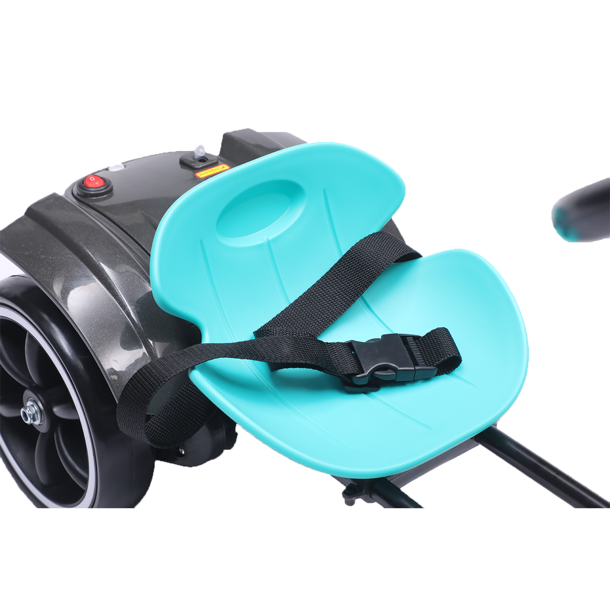 12V Electric Kids Pedal Go Kart, Light Blue