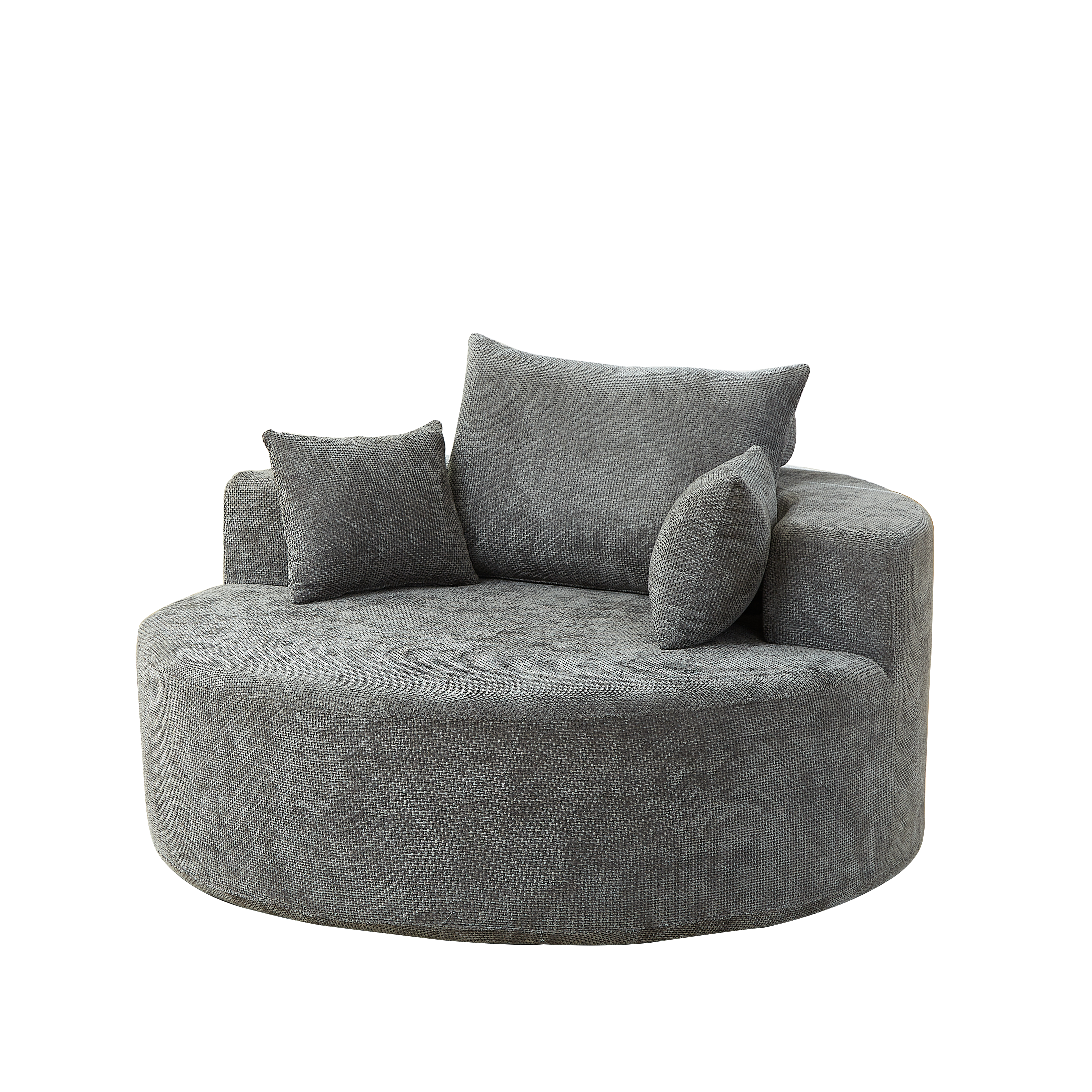 Chenille Sponge Single Sofa