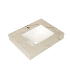 24" Bathroom Sink with Sintered Stone Countertop