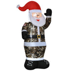 HOMCOM 8' Christmas Inflatable Outdoor Decorations Santa Claus