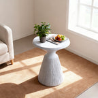 Cement Outdoor End Tables for Patio and Garden