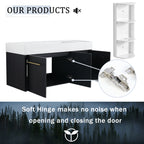 48 Inch Wall-Mounted Bathroom Vanity with Sink