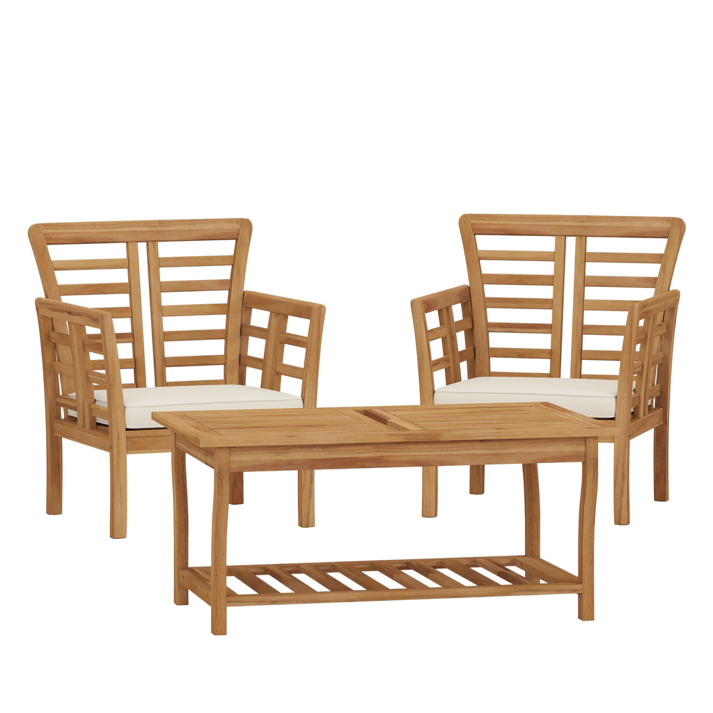 Caydon 2 Club Chairs + Table Set