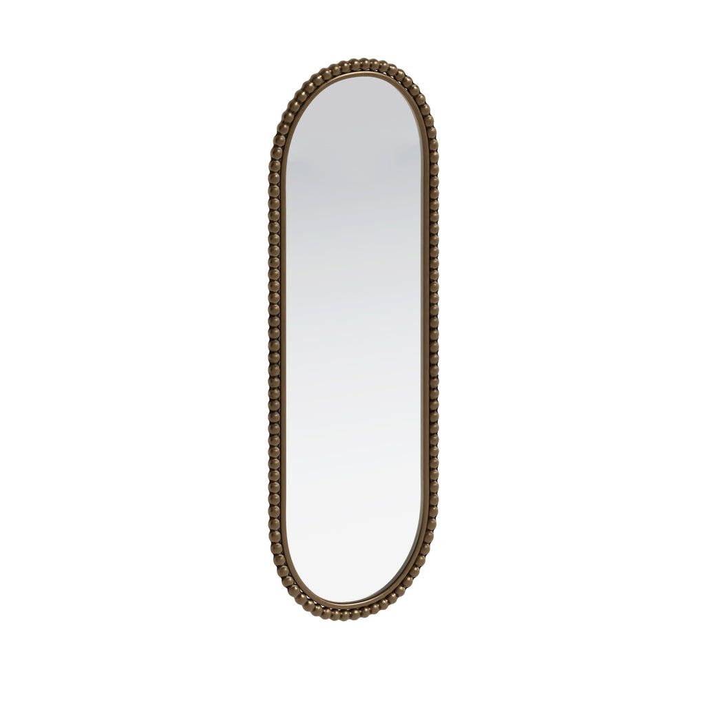 Iron Art Oval Retro Mirror, Antique Effect
