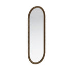 Iron Art Oval Retro Mirror, Antique Effect