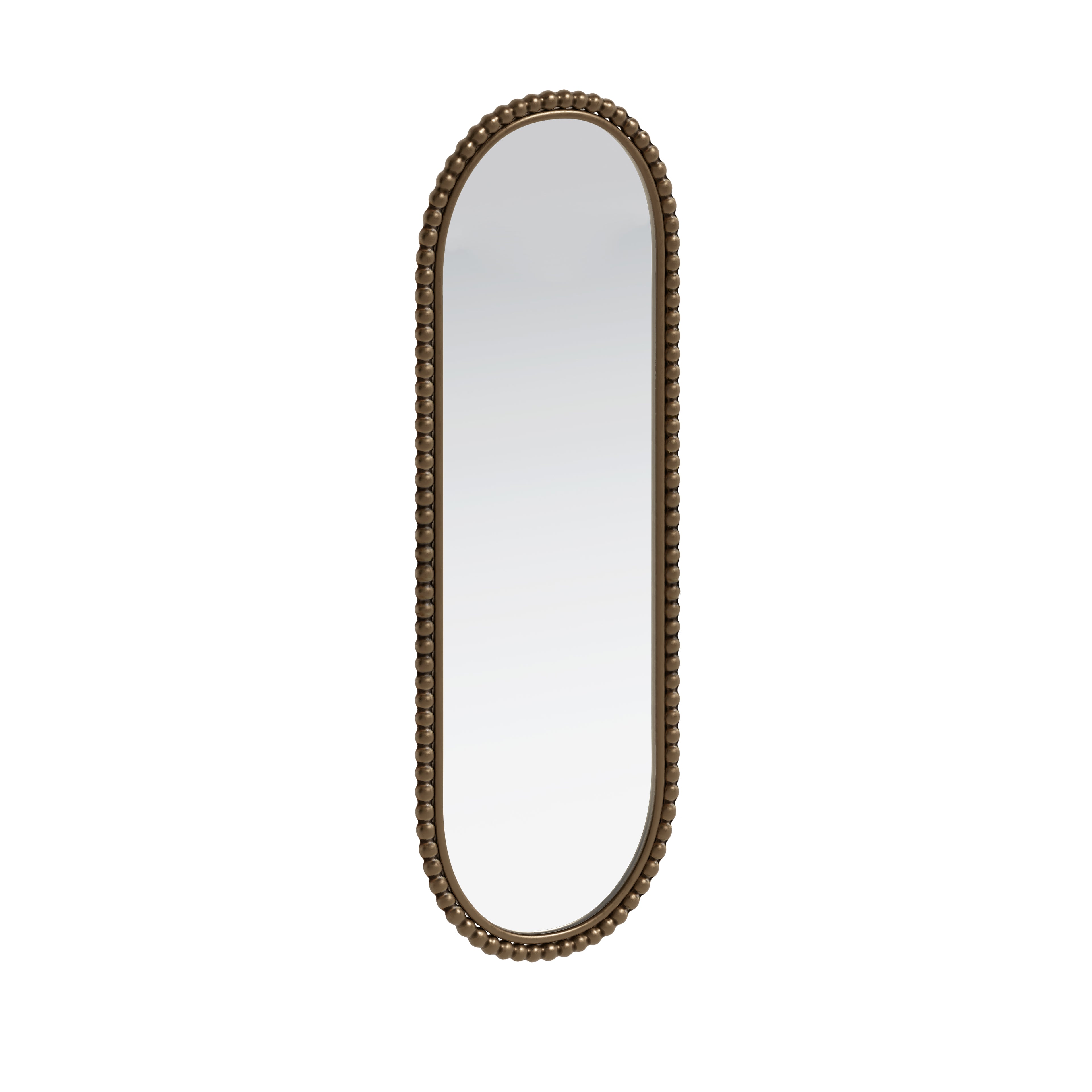 Iron Art Oval Retro Mirror, Antique Effect