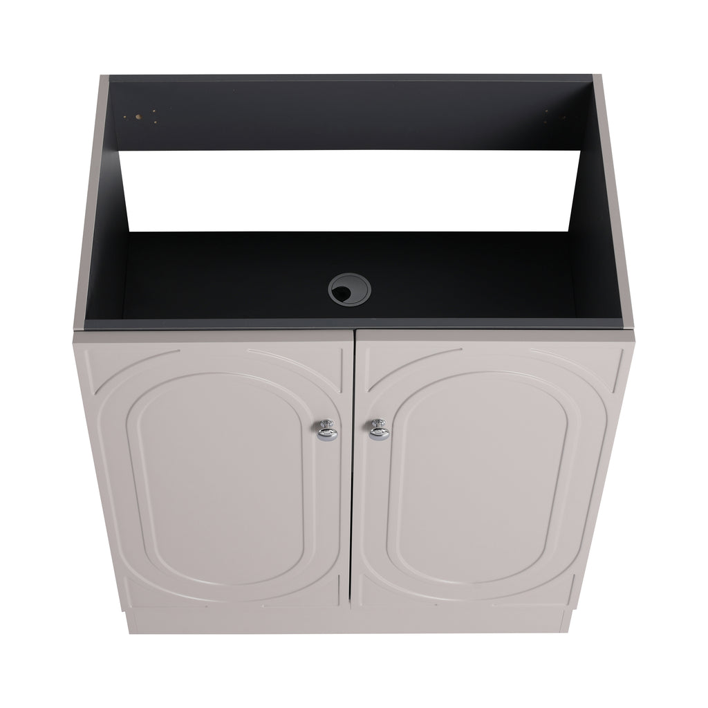 30" Freestanding Bathroom Vanity & 2 Soft-Close Cabinet Doors