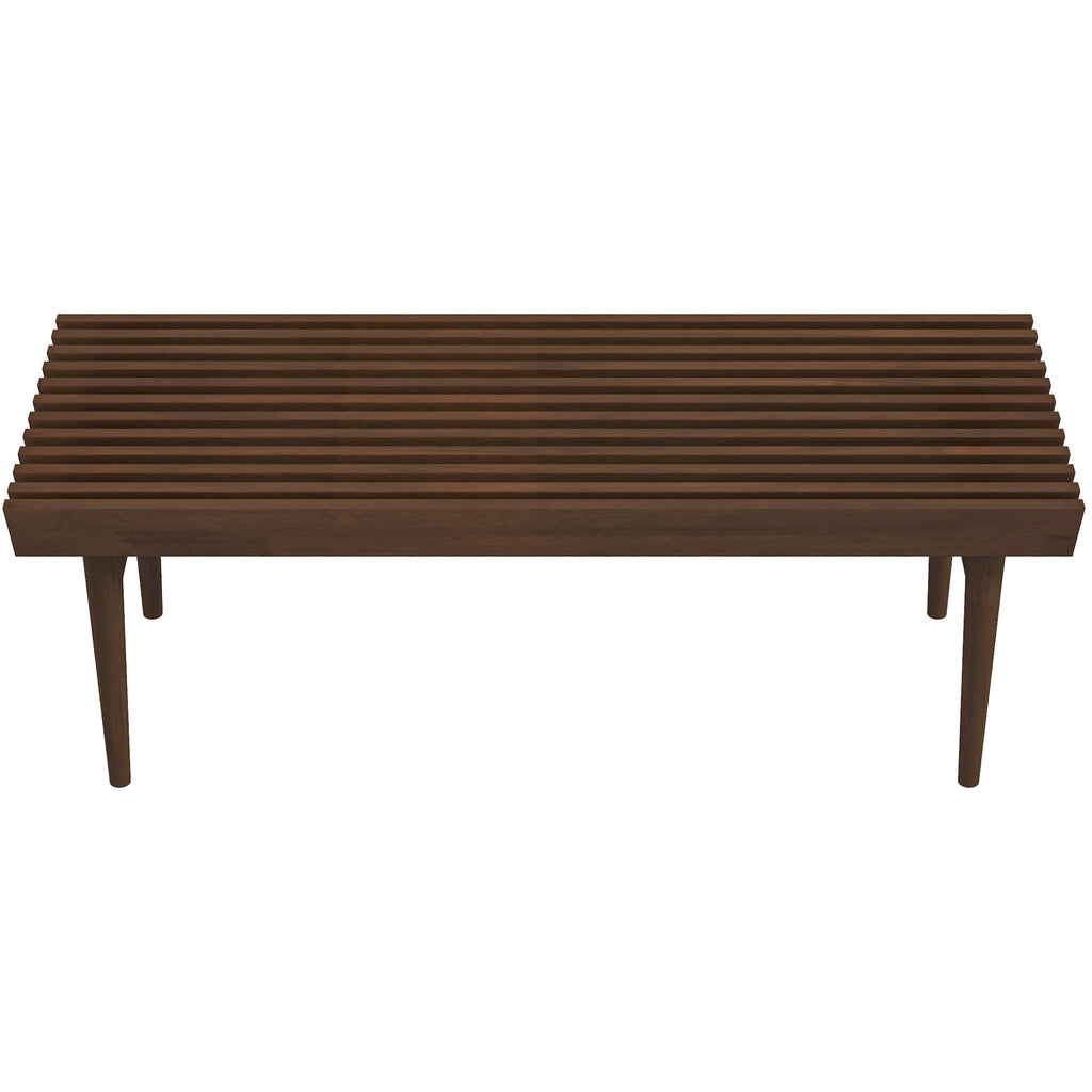 Mia Mid Century Modern Solid Wood Bench