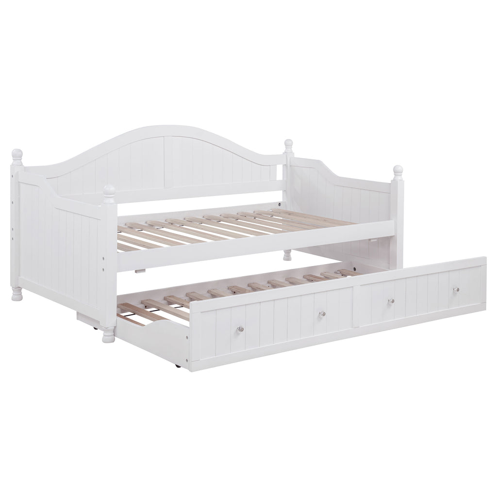 White Twin Daybed with Trundle