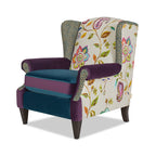 Anya Boho Chic Wingback Accent Arm Chair