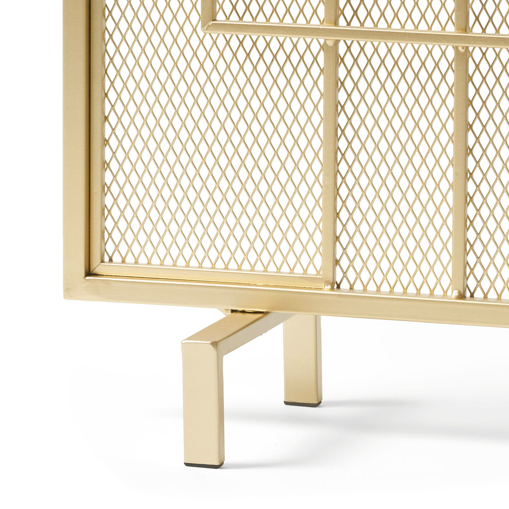 Dorothy Modern Iron Fire Screen