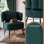 Decorative Armchair with Spring Seat Cushion