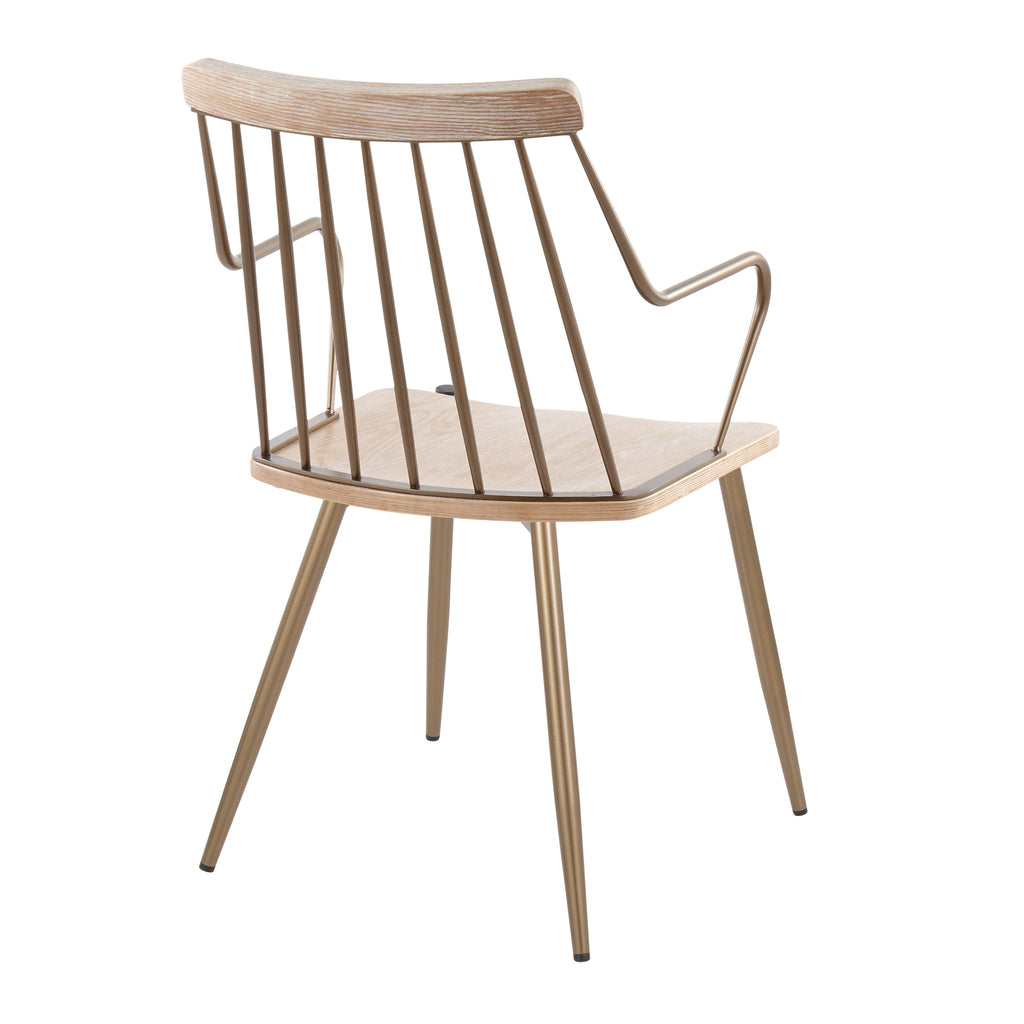 Accent Dining Chair in Antique