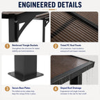 10x10FT PC Roof Carport