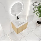 24" Floating Bathroom Vanity with Sink
