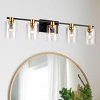 5-Light Matte Bathroom Lighting