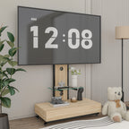 Elegant Mobile TV Stand with Push-Pull Drawer
